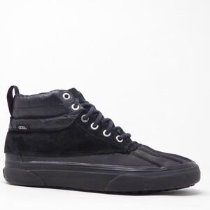 Vans Women Sk8-Hi Del Pato MTE Sneakers Duck Boot Black Suede Leather 7.5